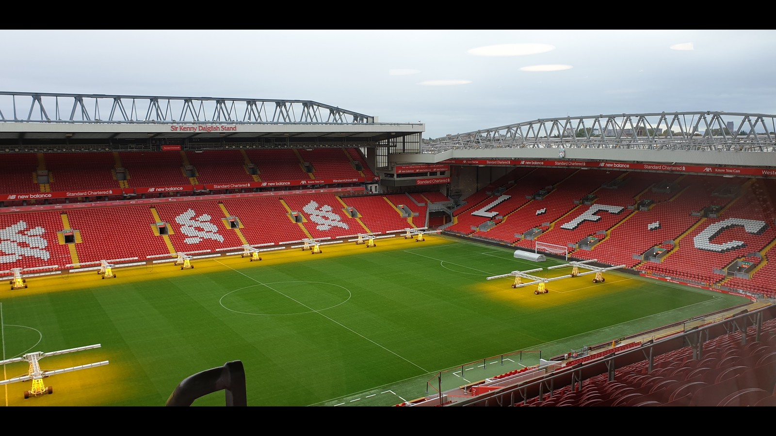 The Sir Kenny Dalglish Stand at Anfield, the venue covered in this Liverpool v Brighton team news update