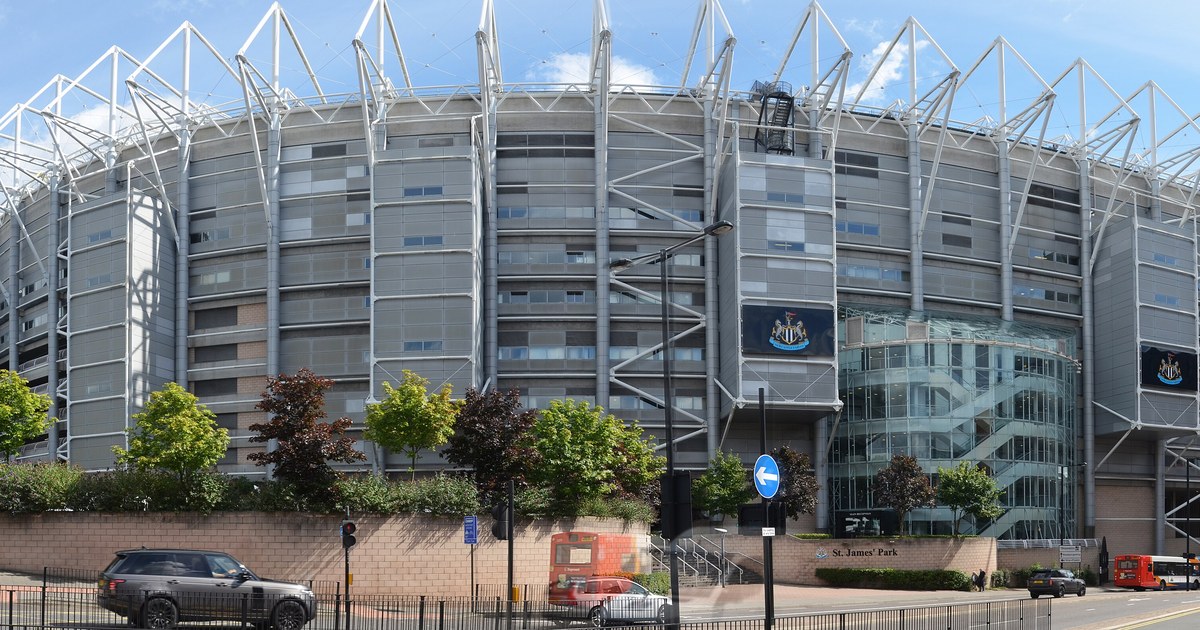 Newcastle 0-1 Aston Villa: the exterior of St James Park on a sunny day