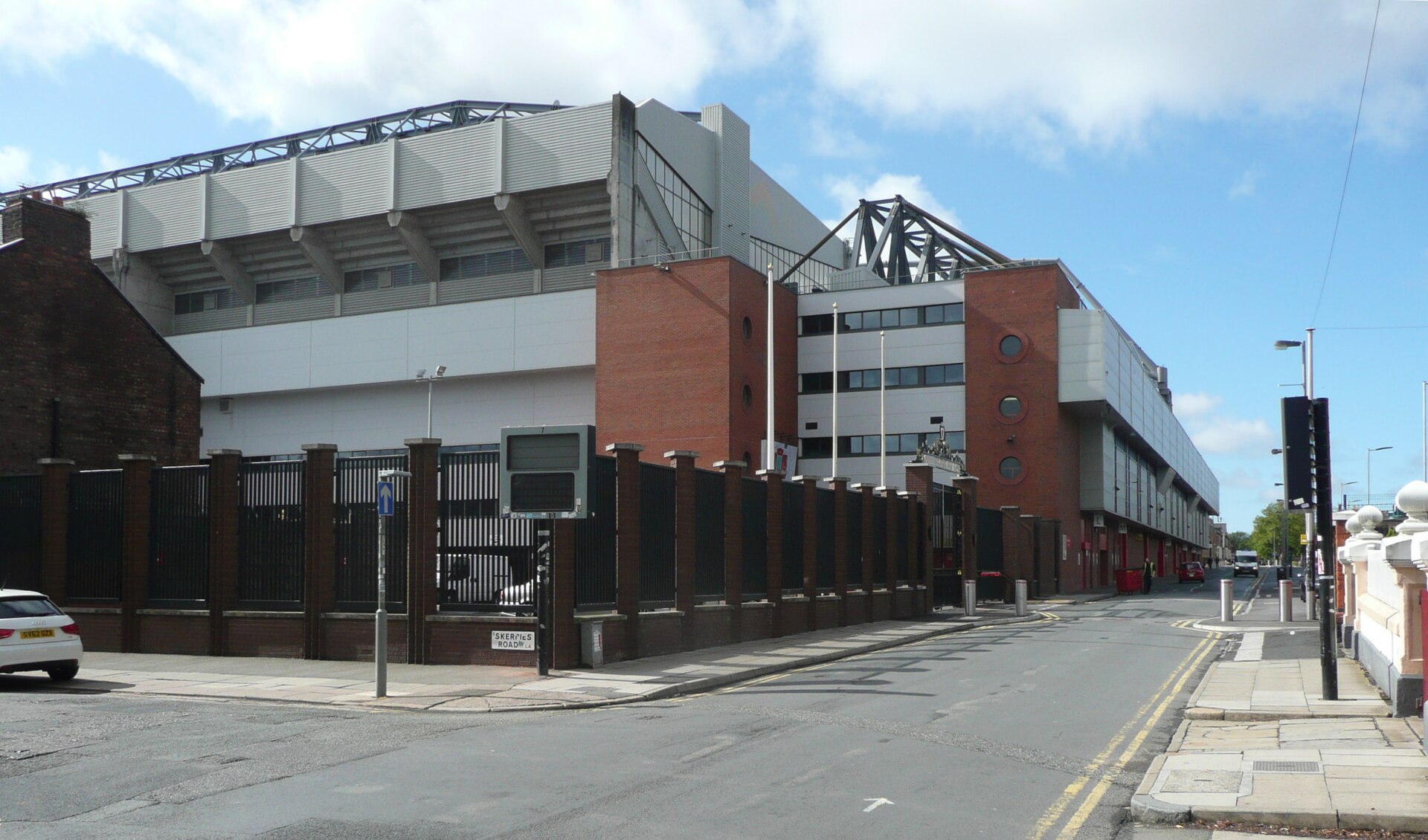 Anfield Road stand for the LASK Liverpool TV guide