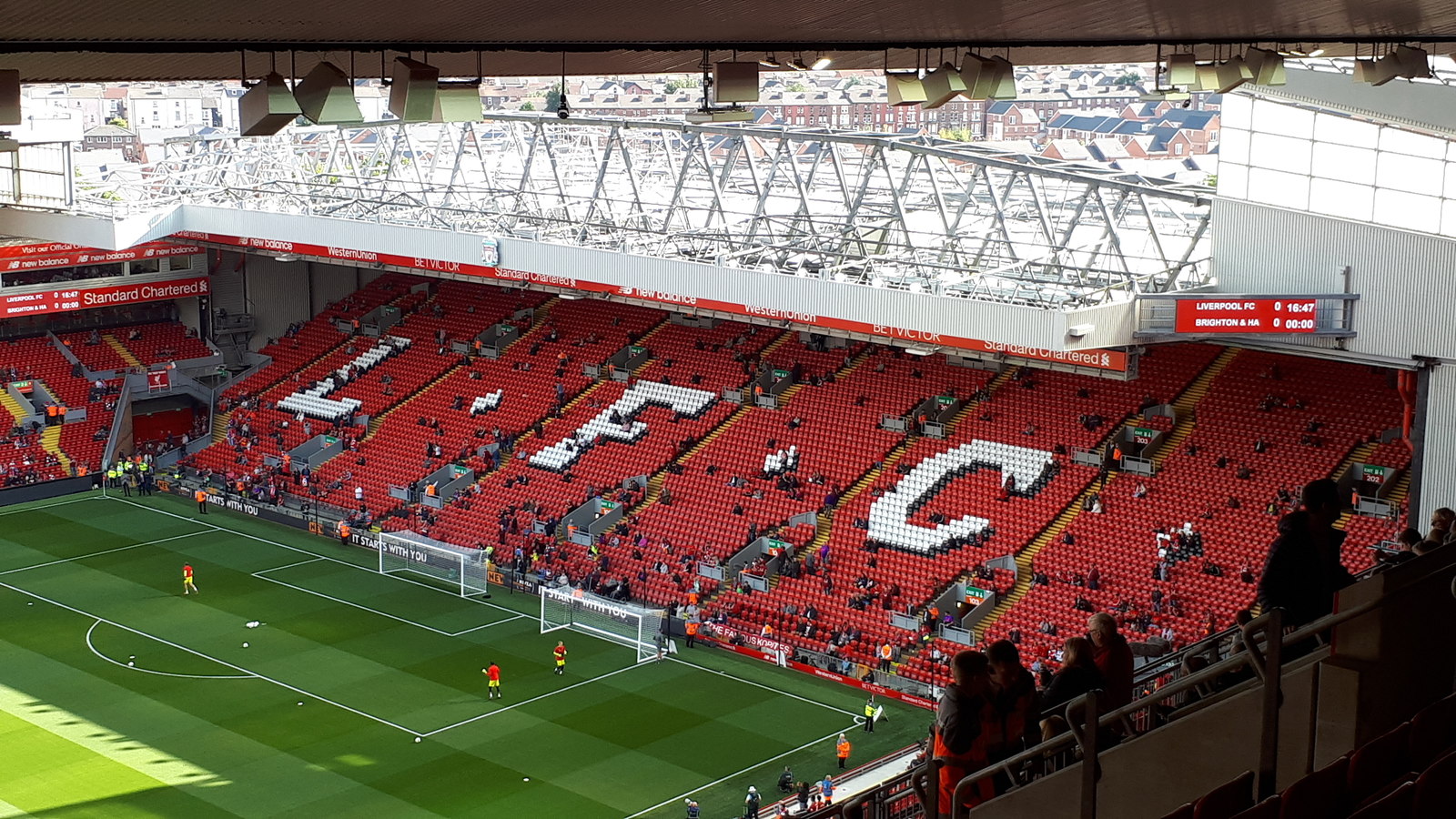 The Kop at Anfield in the Kerkez response story