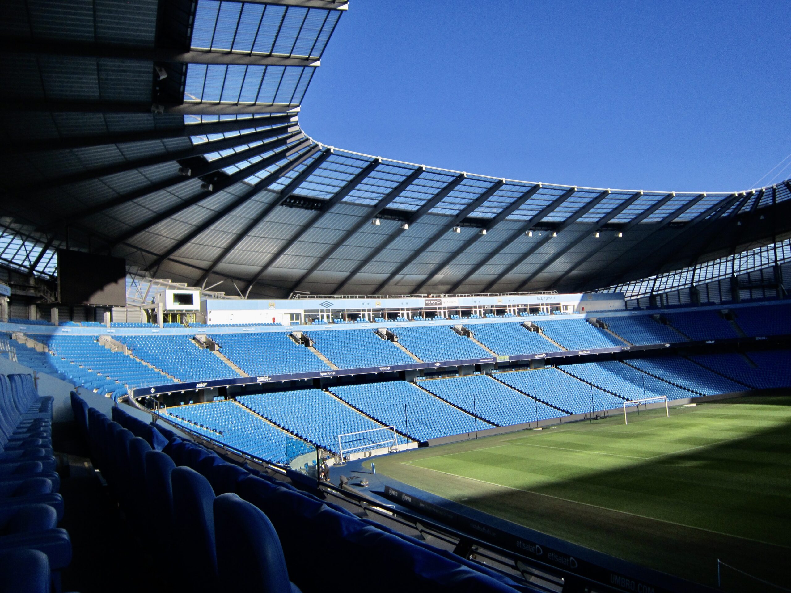 Etihad Stadium in Manchester, an archive photo with a Man City appeal report